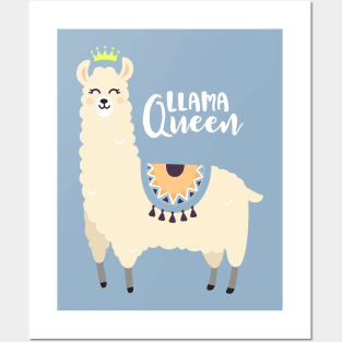 Drama Llama Queen Posters and Art